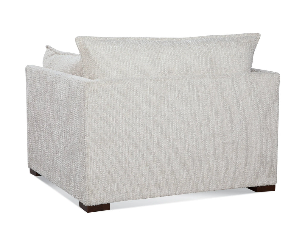 Carson Arm Chair Classic Upholstered Deep Seat with Kidney Pillows