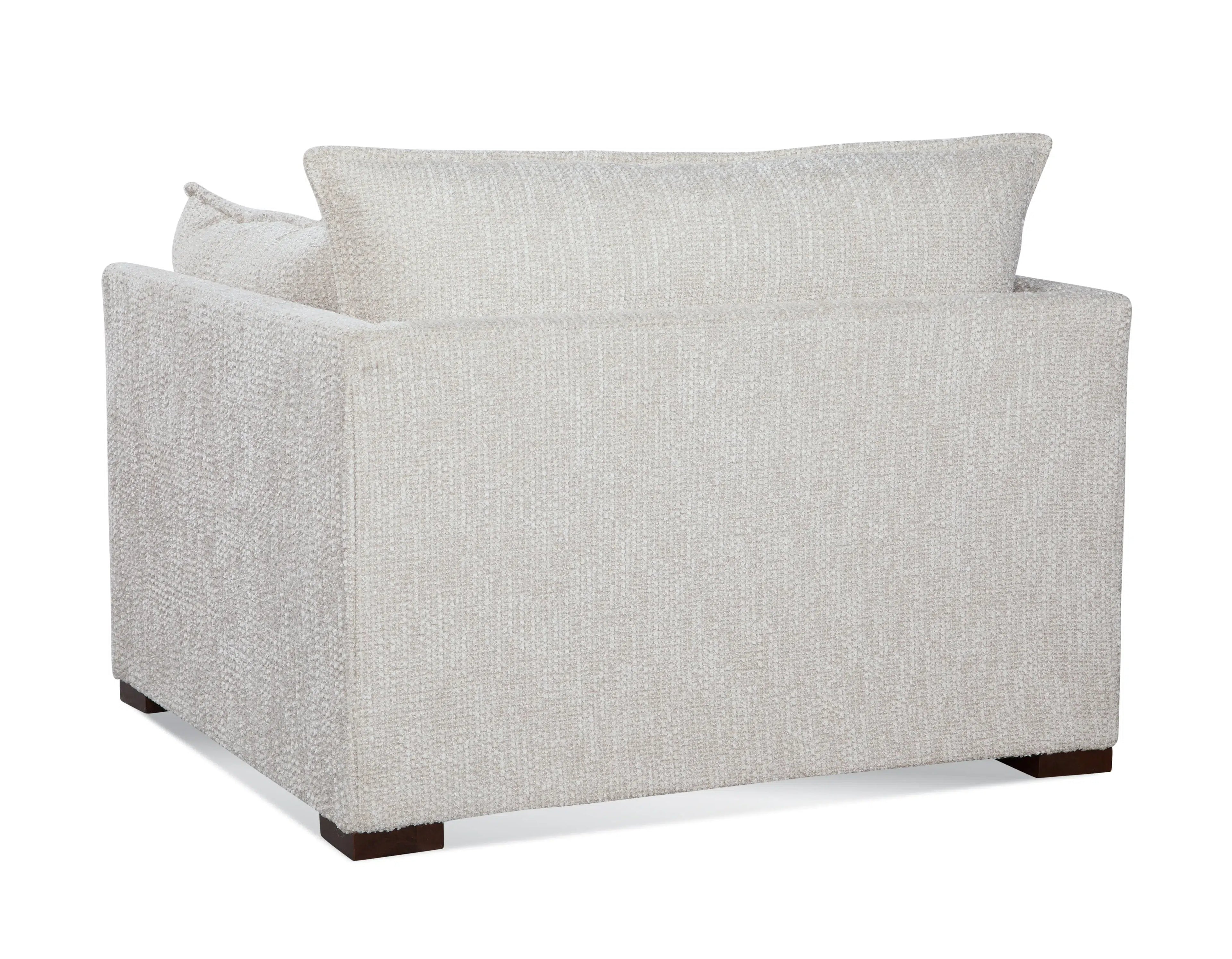 Carson Arm Chair Classic Upholstered Deep Seat with Kidney Pillows