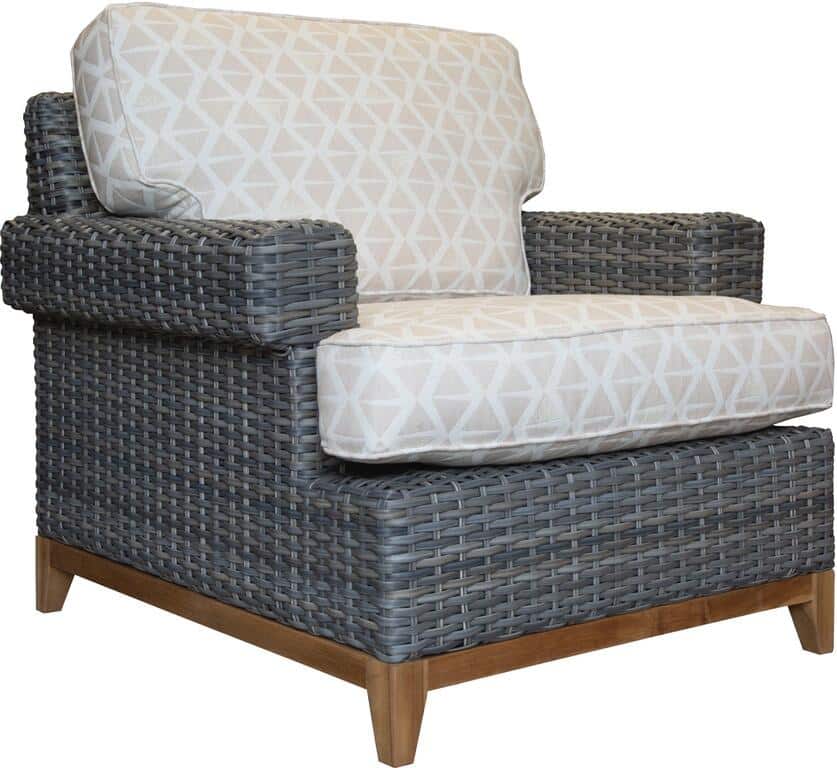 Outdoor Patio Wicker Sofa with Cushions