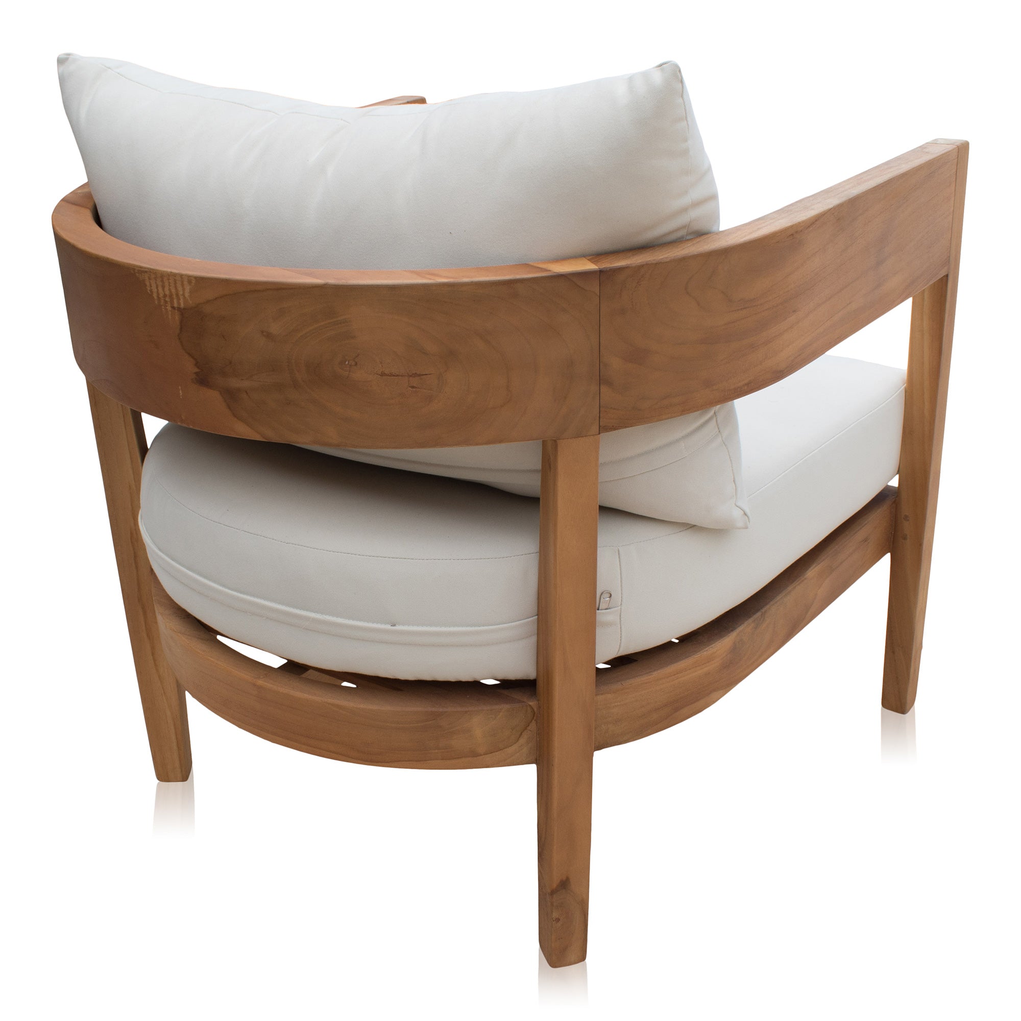 Bali Teak Outdoor Lounge Chair Natural Finish Patio Furniture