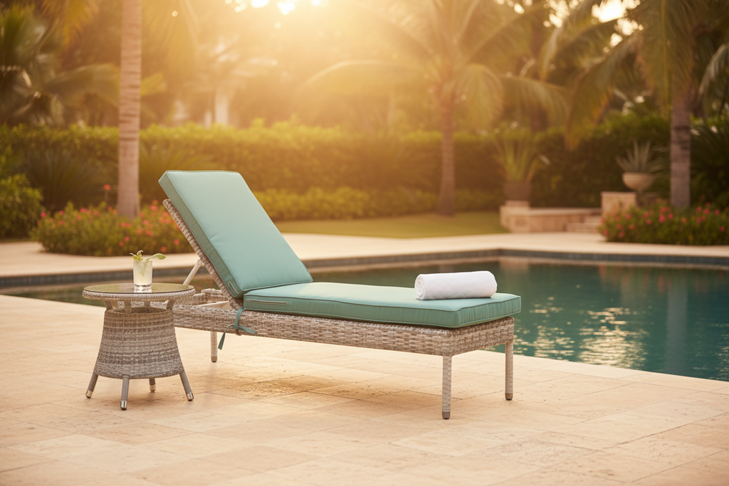 Outdoor Chaise Lounge Banner